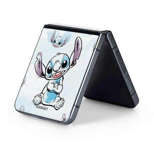 Disney Lilo and Stitch Pattern Galaxy Z Flip5 5G Skin